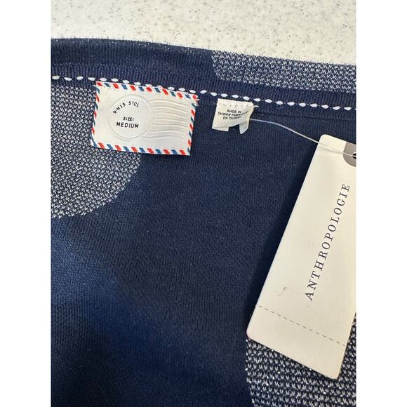 Elegant Gray and Blue Polka Dot Women's Blouse - Picture 7 of 10